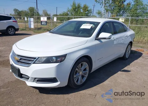 2015 Chevrolet Impala 1Lt из США, поврежденный, VIN 2G1115SL1F9165486